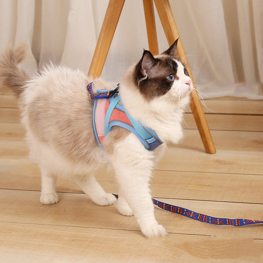 Reflective Anti-Escape Cat Harness & Leash