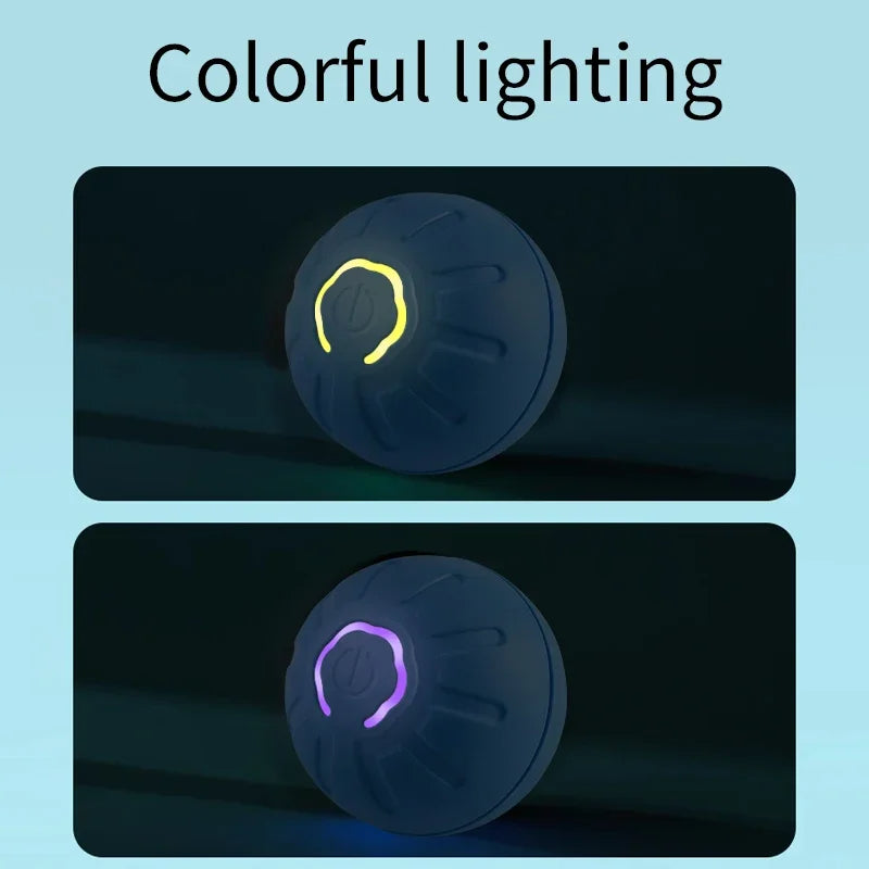 Auto Moving Smart Pet Ball – USB Rechargeable Toy