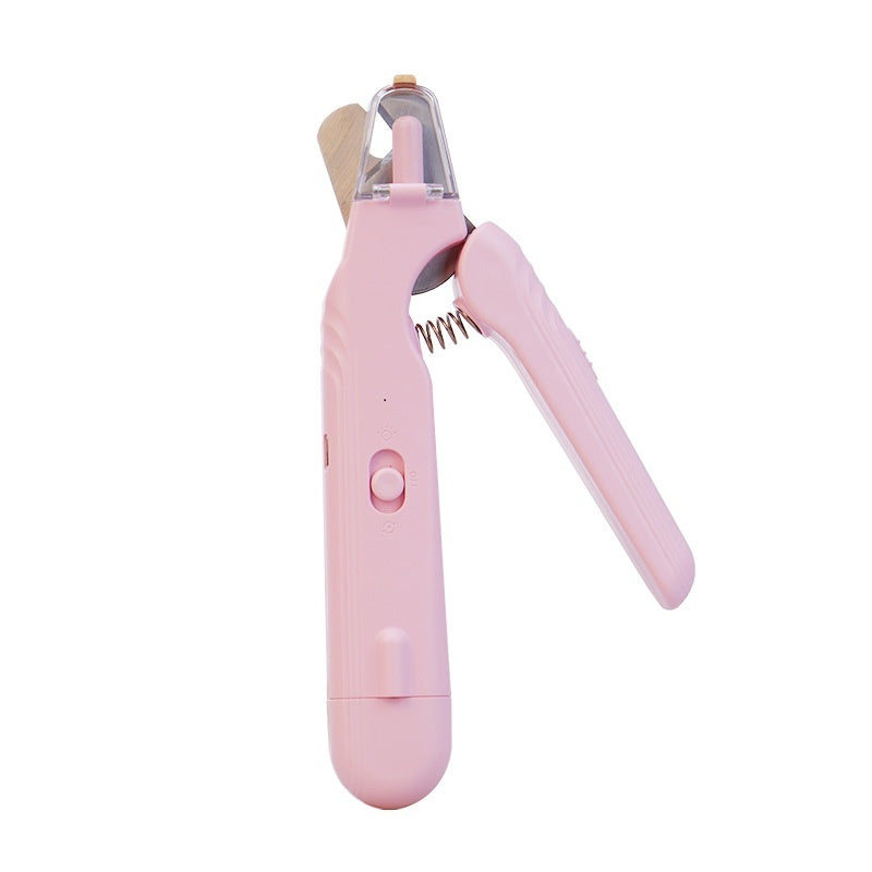 LED Pet Nail Trimmer – Safe 2-in-1 Grooming Clippers