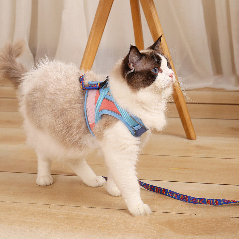 Reflective Anti-Escape Cat Harness & Leash