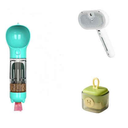 2-in-1 Pet Spray Grooming Comb – Dematting & Fur Removal