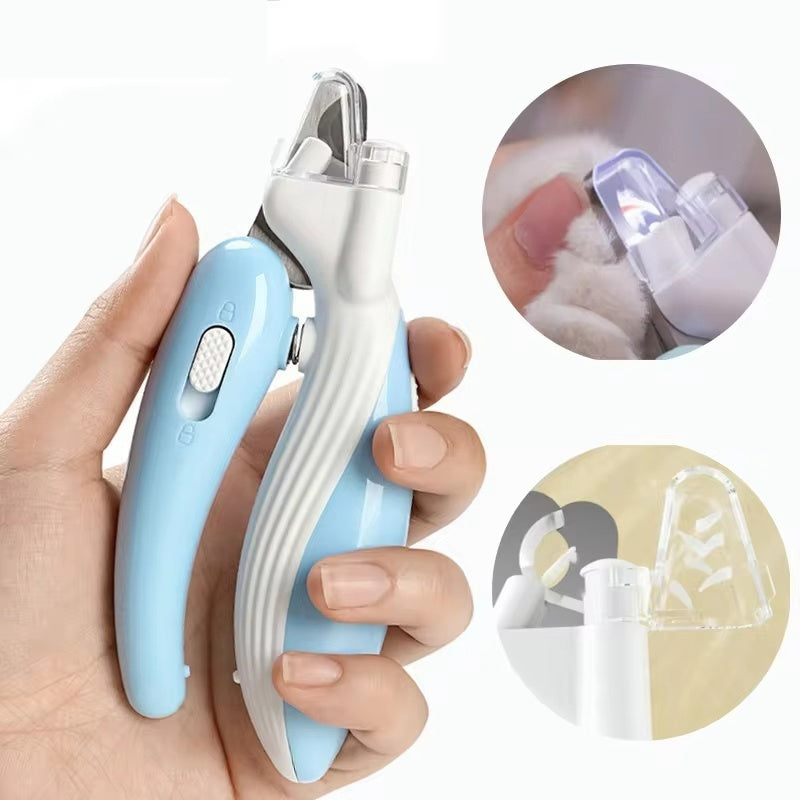 LED Light Pet Nail Clippers & Electric Nail Grinder for Dogs and Cats
