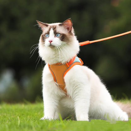 Reflective Anti-Escape Cat Harness & Leash
