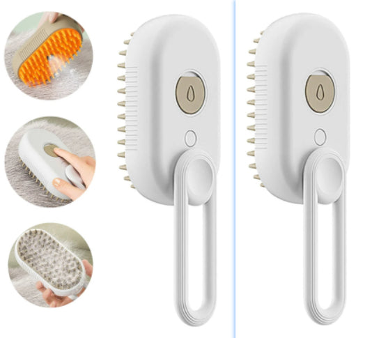 Electric Steam Pet Brush – 3-in-1 Grooming & Hair Removal